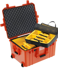 Load image into Gallery viewer, Pelican 1607 Orange Padded Dividers UPDATED LATCHES