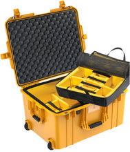 Load image into Gallery viewer, Pelican 1607 Yellow Padded Dividers UPDATED LATCHES