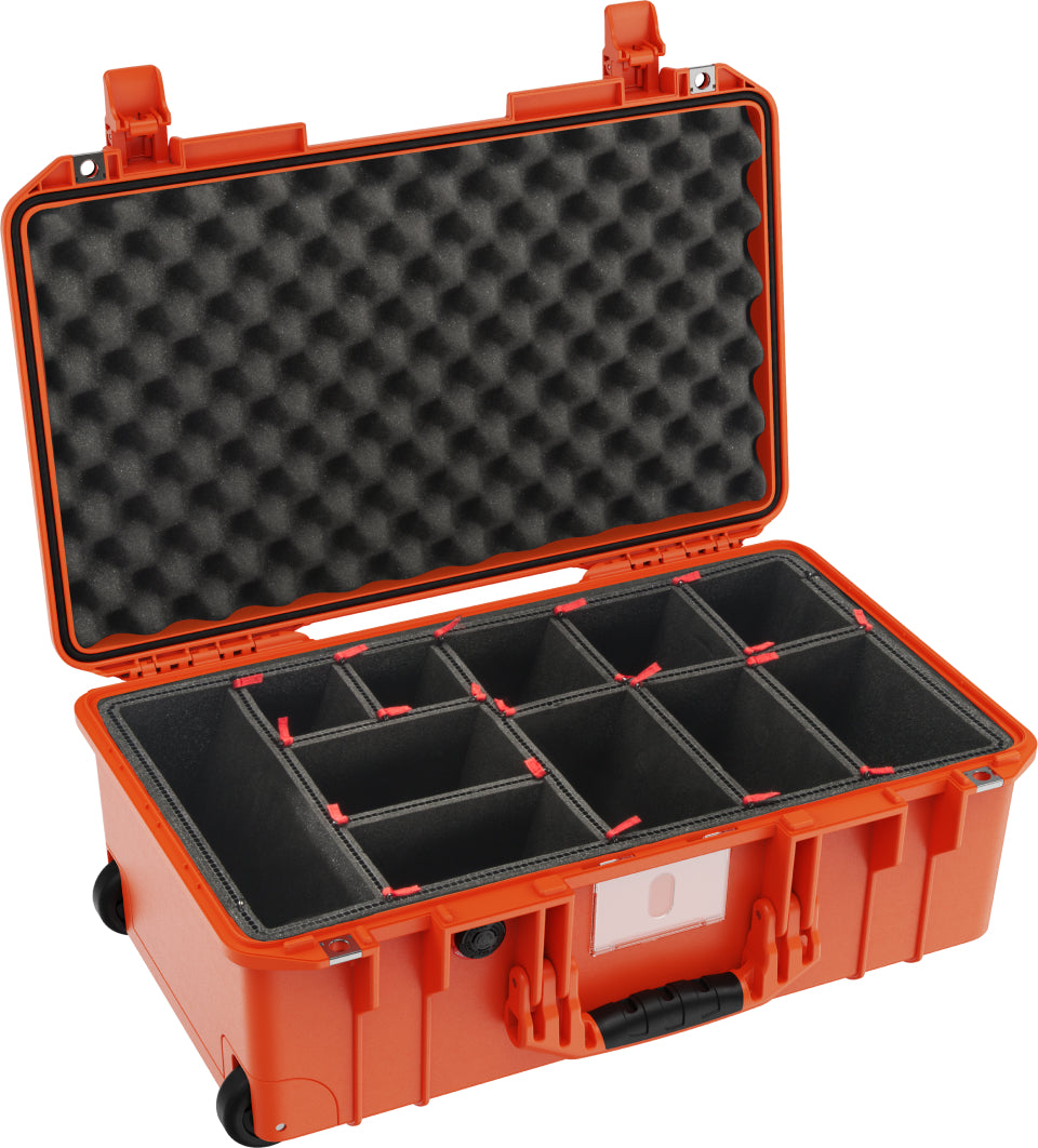 Pelican 1535 Orange TrekPak UPDATED LATCHES