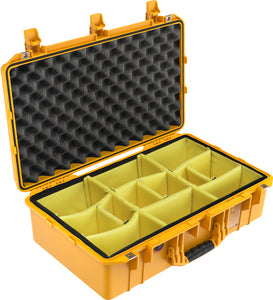 Pelican 1555 Yellow Padded Dividers UPDATED LATCHES