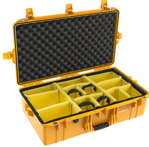 Pelican 1605 Yellow Padded Dividers UPDATED LATCHES