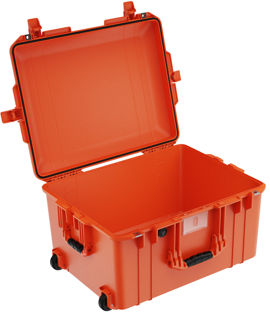 Pelican 1607 Orange No Foam UPDATED LATCHES